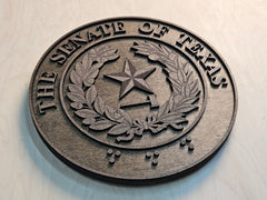 Senate of Texas Wood Seal