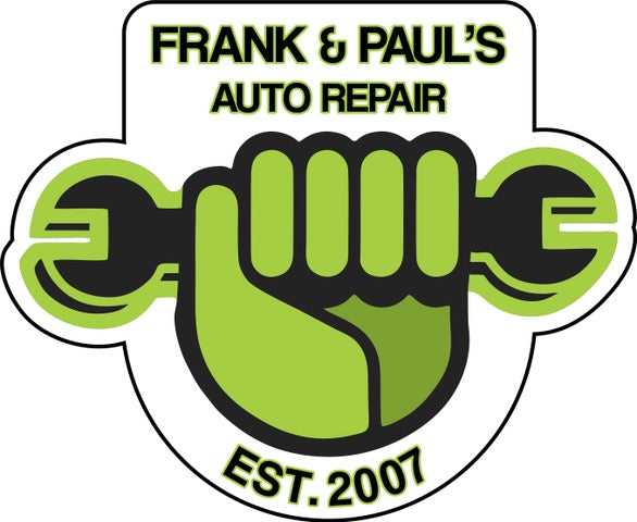 Frank & Paul's Auto Repair Custom Wood Sign