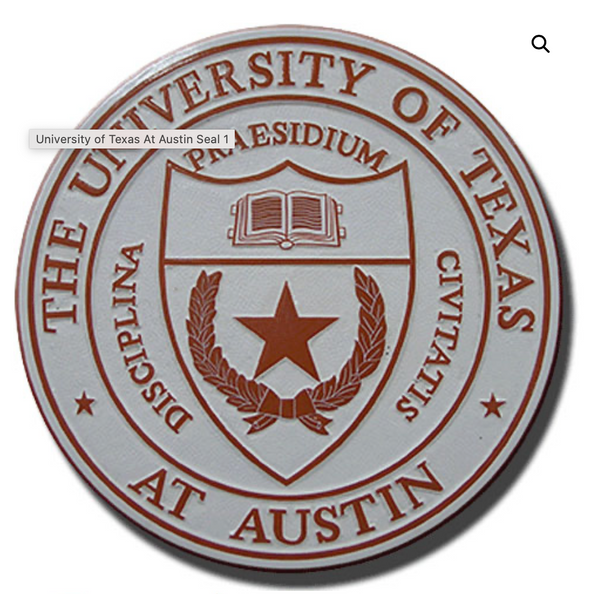 The University of Texas at Austin Seal – Patriot Wood