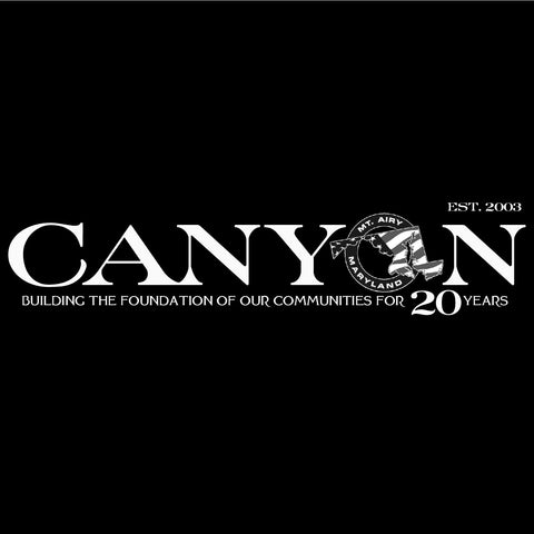 Canyon Contracting 20 Year Logo