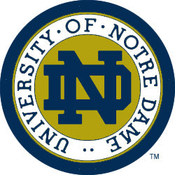 Notre Dame Custom Wood Flag